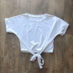 Front Tie Crop Top